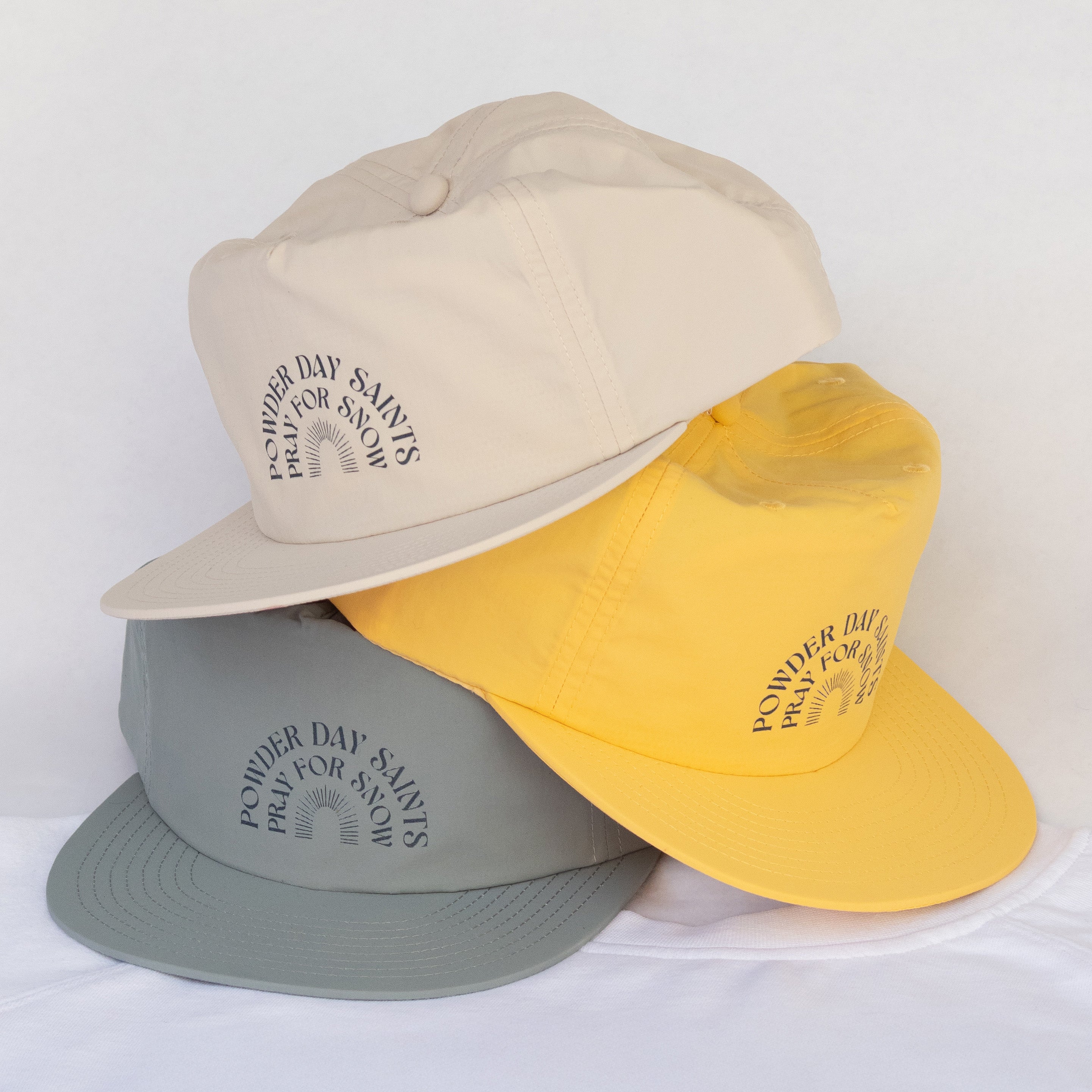 Pray For Snow Surf Cap