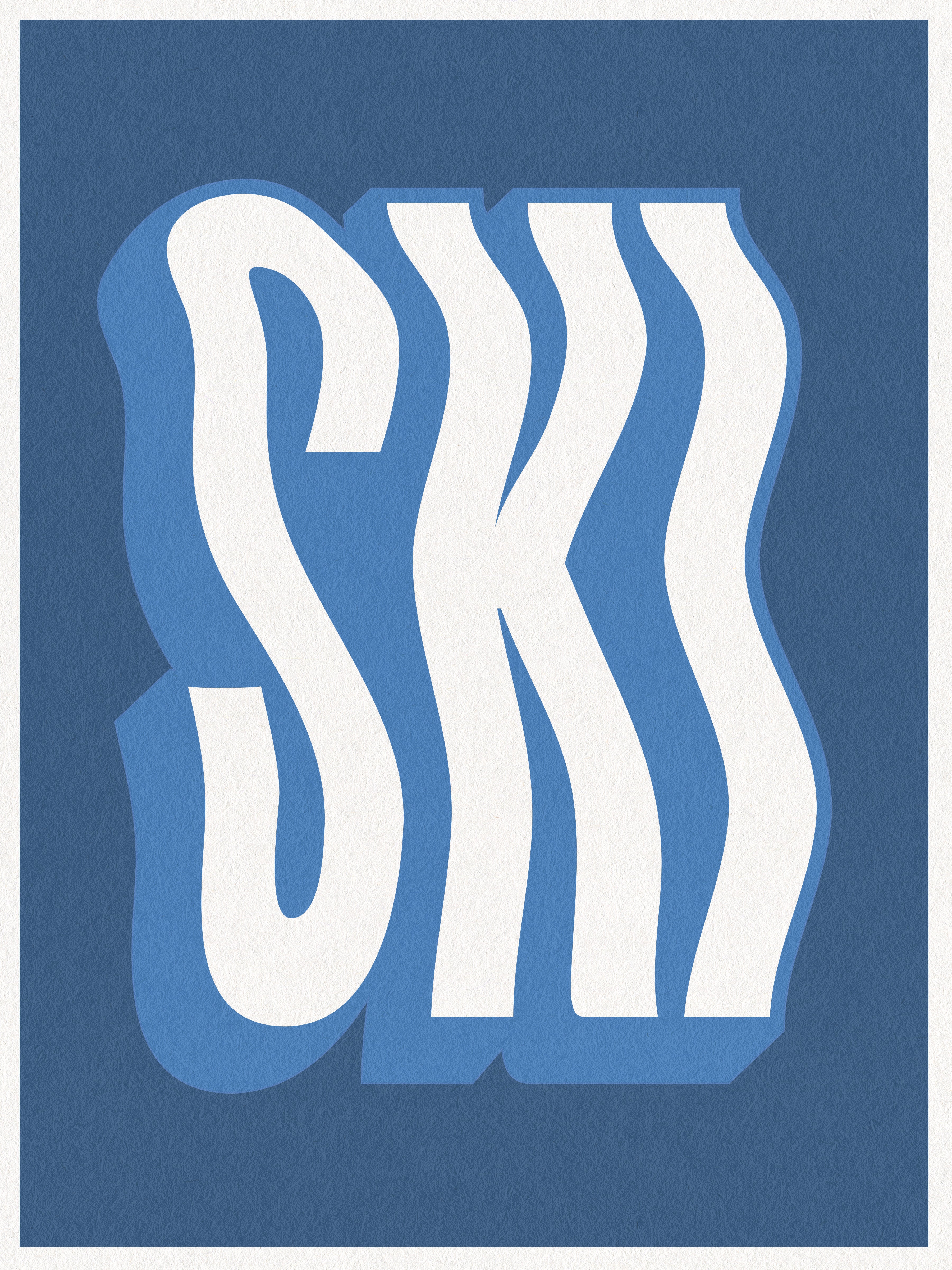 Ski Wiggle Print