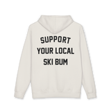 Support Your Local Ski Bum Hoodie