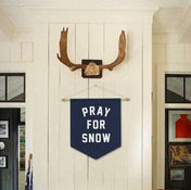 Pray for Snow Prayer Pennant