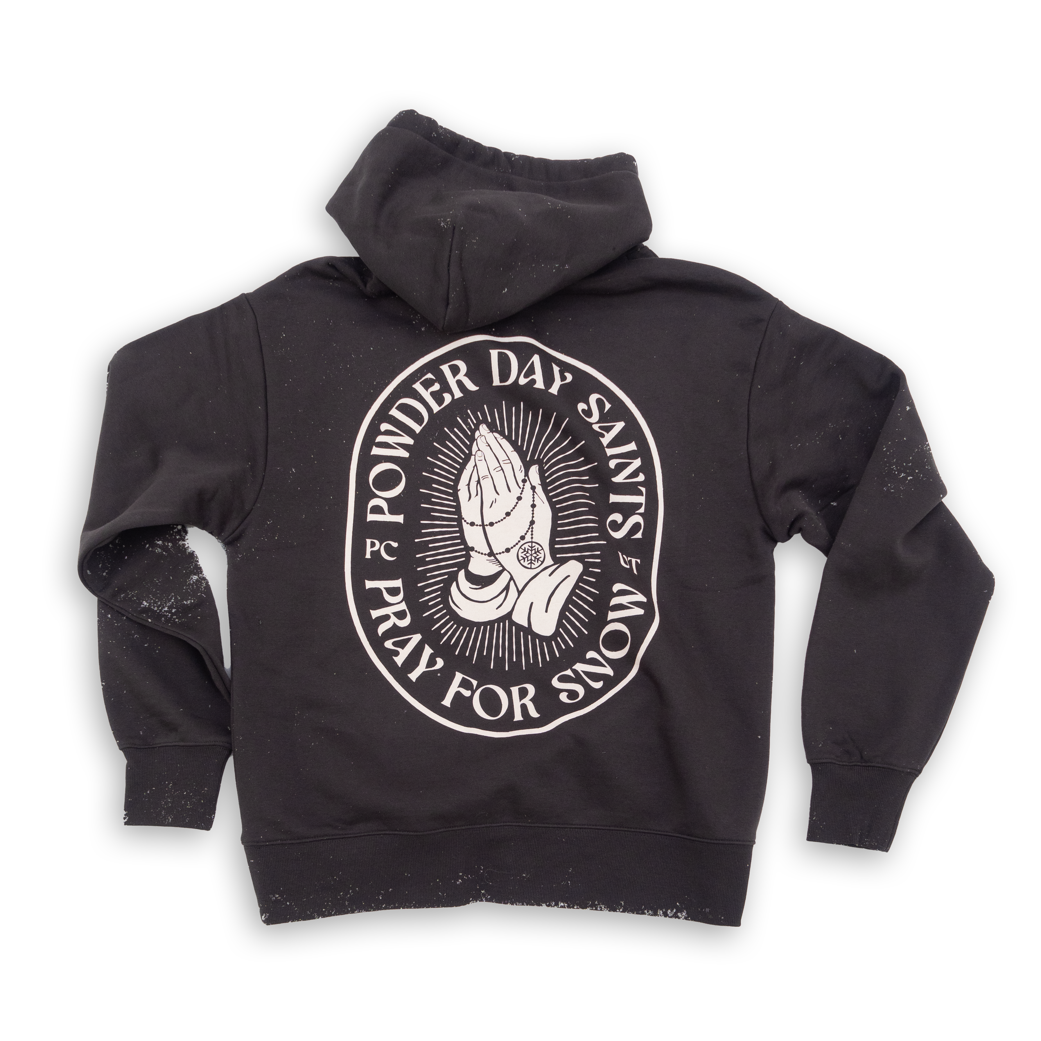 Prayer Hands Hoodie – The Church of Powder Day Saints