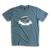 Powder Day Saint Church Van Tee