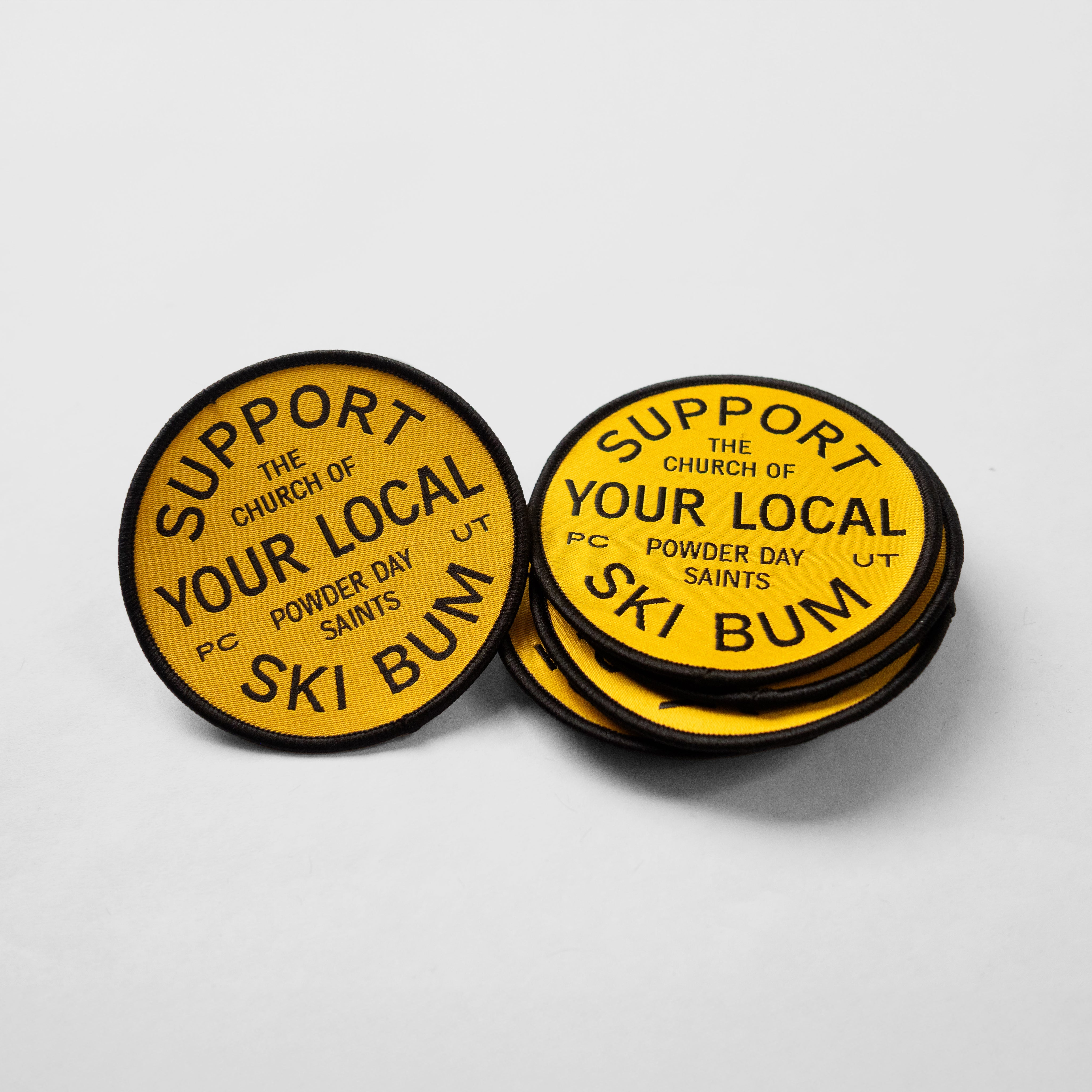 Support Your Local Ski Bum Patch