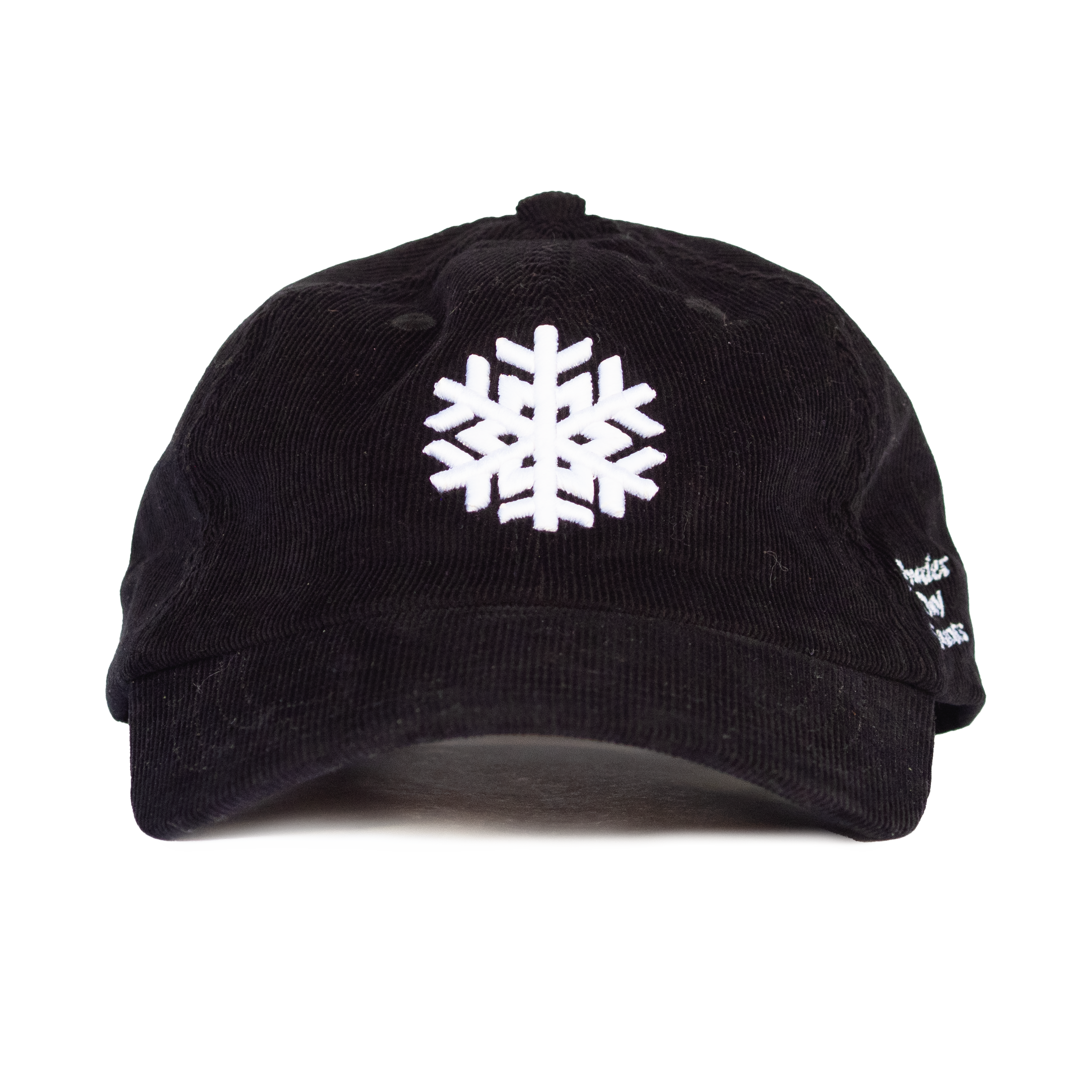 Graduate Cap Snowflake Snowflake Gramps Cap – The Church of Powder Day Saints