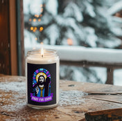 Pray for Snow Prayer Candle