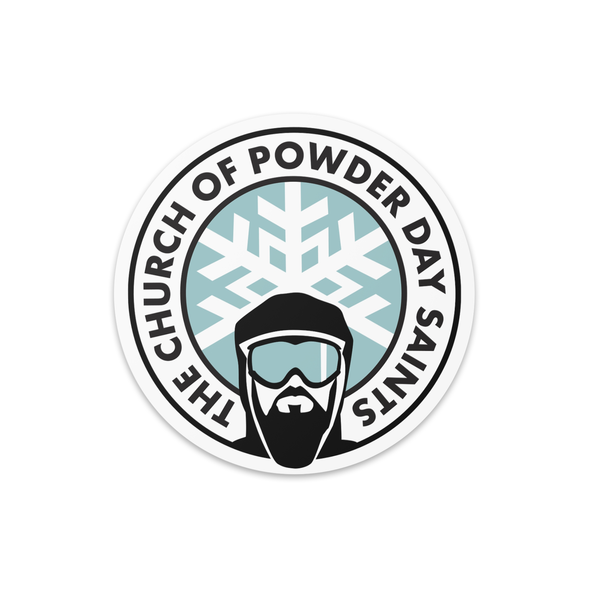 Powder Day Saint Emblem Sticker