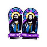 Pray for Snow Sticker Sheet