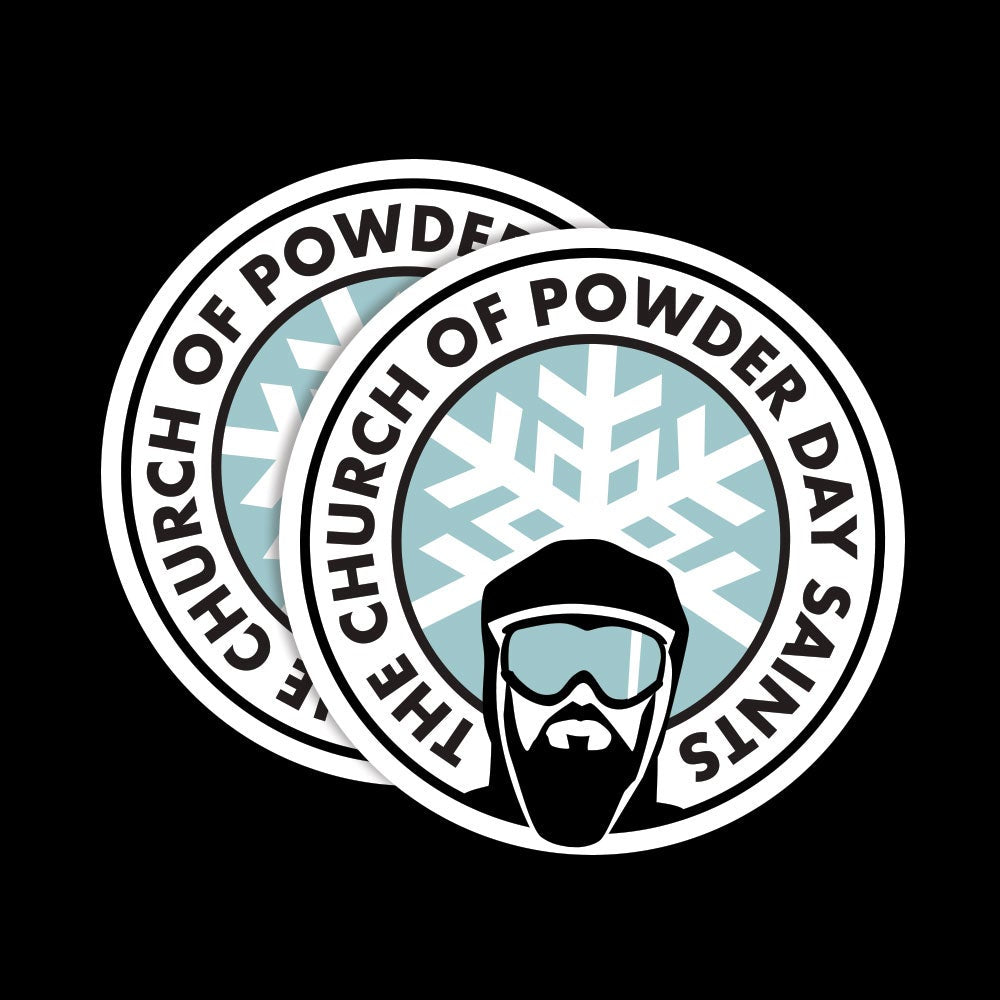 Powder Day Saint Emblem - Pack of 2